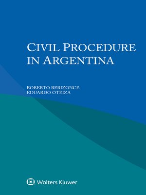 cover image of Civil Procedure in Argentina
